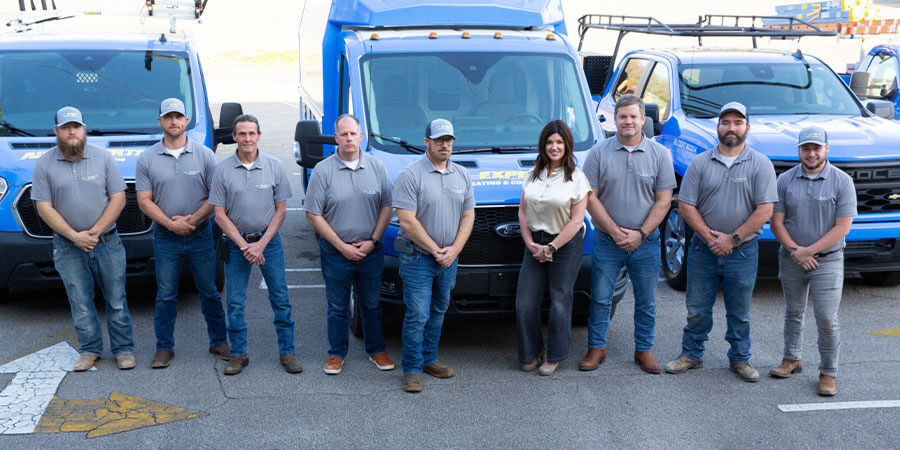 the Air Experts Heating & Cooling team